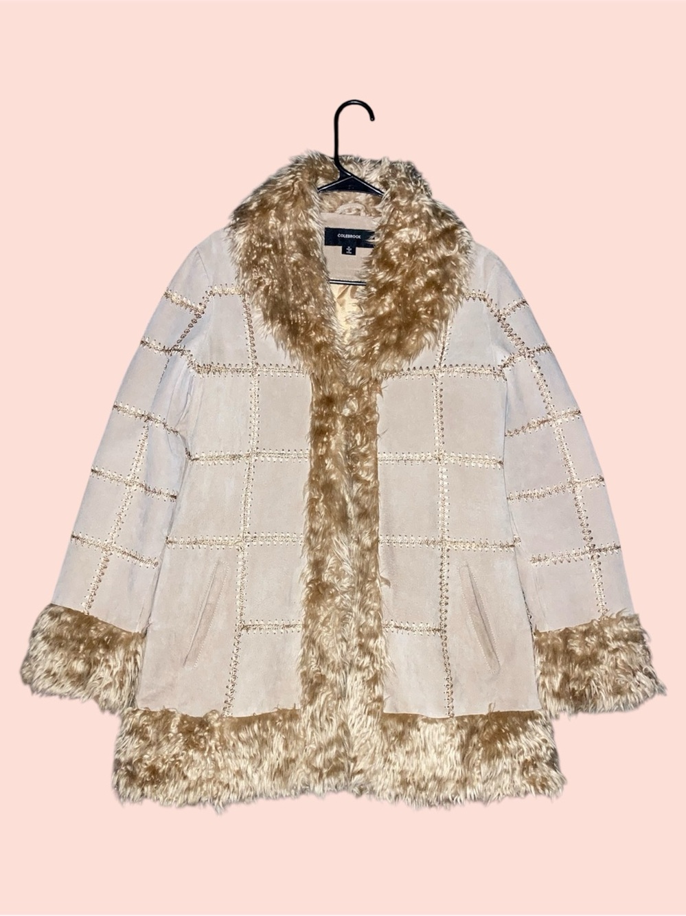 Leather Patchwork Penny Lane Coat